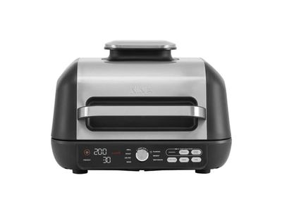 Ninja AG651EU, Sort, Rektangulær, Knapper, Rotasjon, 704 cm², Keramisk, 2460 W