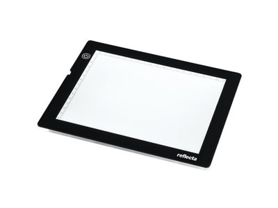 Reflecta LED Light Pad A5 Super Slim, Enkel bilderamme, Sort, 19 x 14 cm, Rektangulær, LED, DC