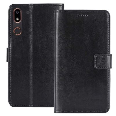 Wallet 3-kort til Doro 8080 (5.7 ") : farve - sort