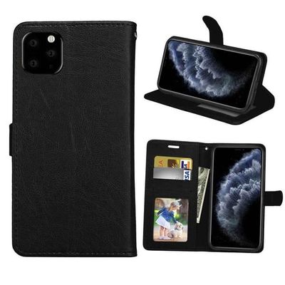 Lommebokdeksel 3-kort Apple iPhone 12 Pro (6.1") : Farge - Svart