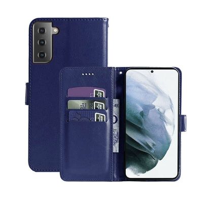 Wallet Cover 3-kort Samsung Galaxy S21 : farve - mørk