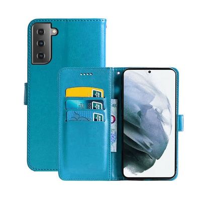 Wallet Cover 3-kort Samsung Galaxy S21 Plus : farve - Lyseblå