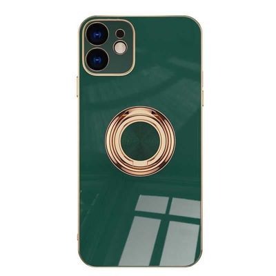 Tyylikäs ja iskunkestävä iPhone 11 -kotelo, jossa on Flawless sormusteline