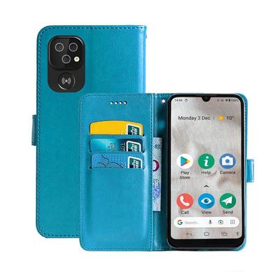 Wallet Cover 3-kort Doro 8110 : farve - Lyseblå