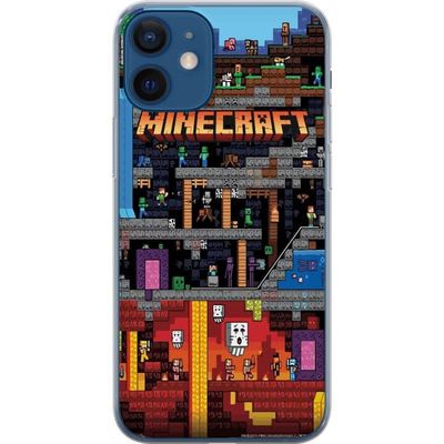 Apple iPhone 12 Läpinäkyvä kuori Minecraft