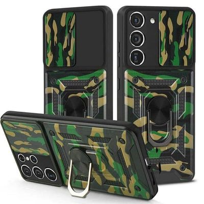 Camo deksel 3i1 Samsung Galaxy S22 Plus : Farge - Grønn