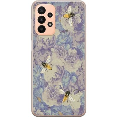 Samsung Galaxy A23 Läpinäkyvä kuori Kukat