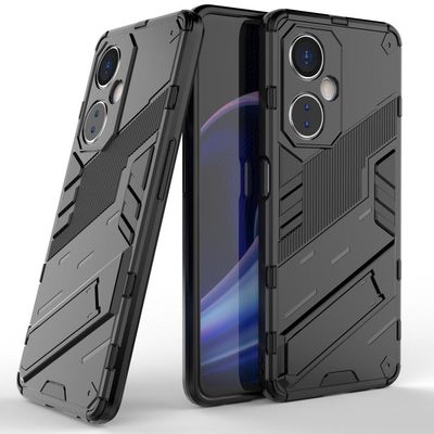 SKALO OnePlus Nord CE 3 Lite 5G Hybrid BIBERCAS Suojakuori - Musta