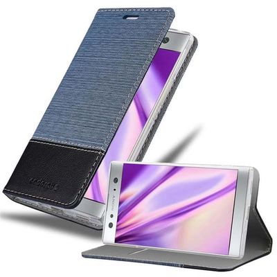 Deksel til Sony Xperia XA2 ULTRA Lommebokdeksel med magnetisk lukking, stativfunksjon og kortlomme