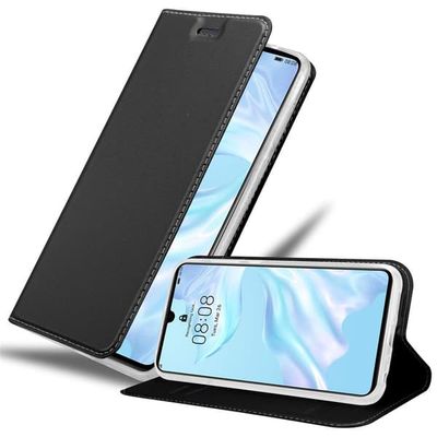 Huawei P30 Skal Fodral med magnetisk stängning, ståfunktion och kortficka Mobilskydd