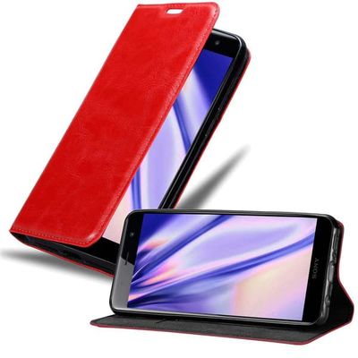 Lommebokdeksel til Sony Xperia XZ2 PREMIUM Deksel med magnetisk lukking, stativfunksjon og kortlomme