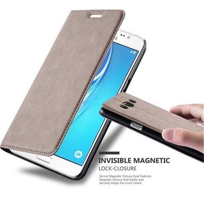 Lommebokdeksel til Samsung Galaxy J5 2016 Deksel med magnetisk lukking, stativfunksjon og kortlomme