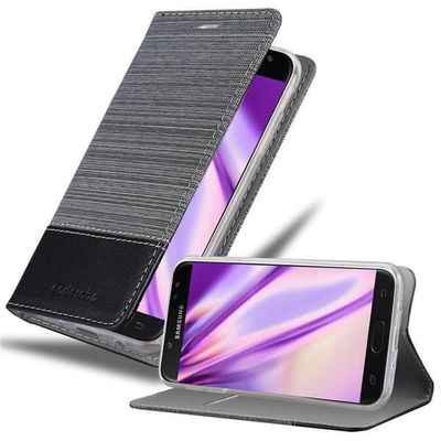 Deksel til Samsung Galaxy J5 2017 Lommebokdeksel med magnetisk lukking, stativfunksjon og kortlomme