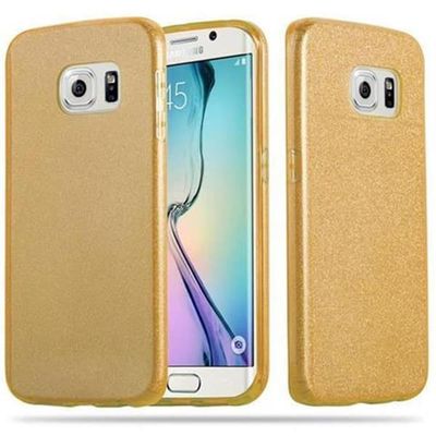 Silikondeksel til Samsung Galaxy S6 EDGE Glitterdesign