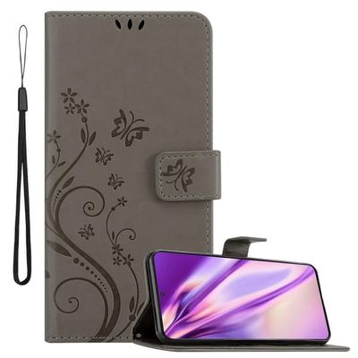 Deksel til Samsung Galaxy S21 5G Lommebokdeksel i blomster design med magnetisk lukking, stativfunksjon og kortplasser