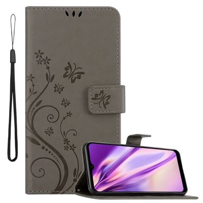 Deksel til Motorola MOTO G10 / G30 Lommebokdeksel i blomster design med magnetisk lukking, stativfunksjon og kortplasser
