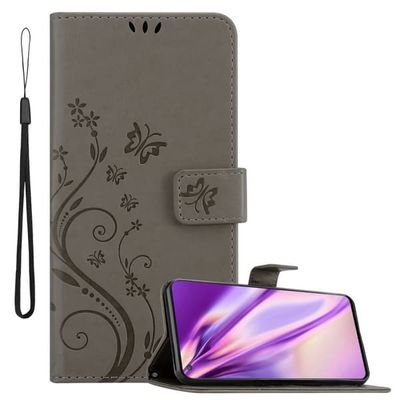 Deksel til OnePlus Nord CE 5G Lommebokdeksel i blomster design med magnetisk lukking, stativfunksjon og kortplasser