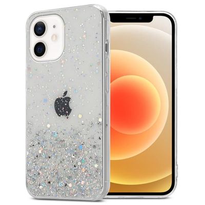 Deksel til iPhone 12 MINI med glitrende glitter