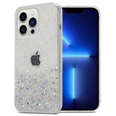 Deksel til iPhone 13 PRO MAX med glitrende glitter
