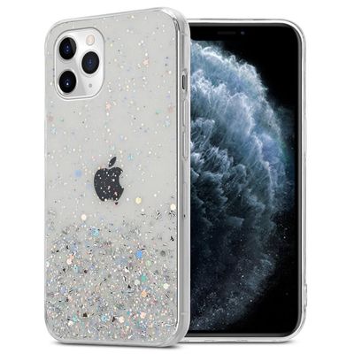 iPhone 11 Suojakuori Suojakotelo joustavasta TPU-silikonista jossa on kimaltelevaa glitteriä