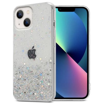 Deksel til iPhone 13 MINI med glitrende glitter