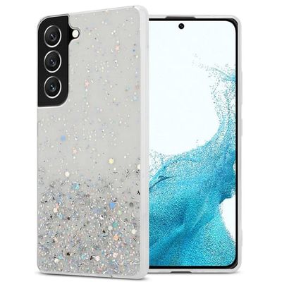 Deksel til Samsung Galaxy S22 med glitrende glitter