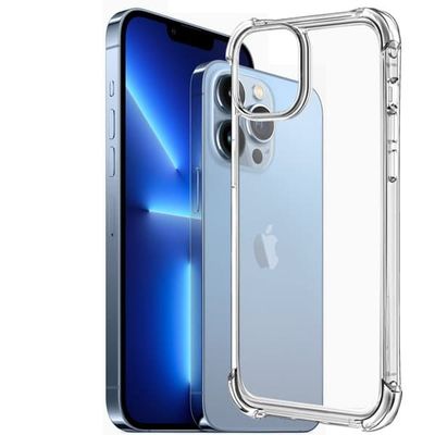 iPhone 13 Pro Skal - Extra Stöttåligt och Slitstarkt Transparent