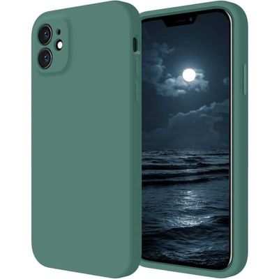 iPhone 11 Kuminen Matt Green Shell Liquid - vihreä