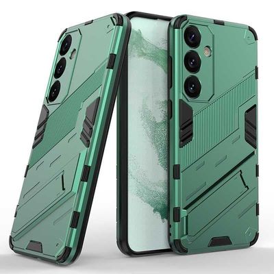 Samsung A55 5G Stöttåligt Skal med Kickstand ThinArmor V2 - Grön