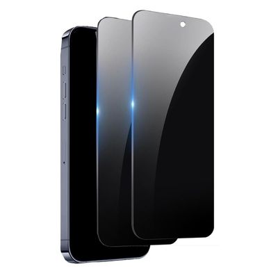 2 stk iPhone 15 Pro Privacy skjermbeskytter Privacy skjermbeskytter