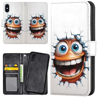 iPhone XR - Lompakkokotelo/Kuoret Emoji