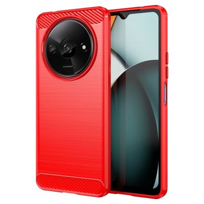 SKALO Xiaomi Redmi A3 Armor Carbon Iskunkestävä TPU suojakuori