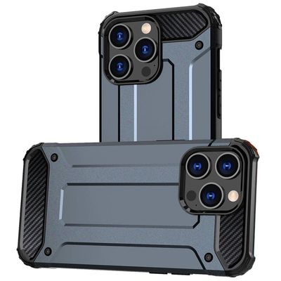 Armor-deksel til iPhone 15 Pro Hybrid Armor - blå