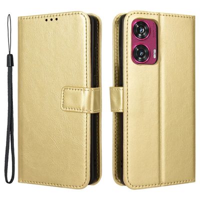 SKALO Motorola Edge 50 Fusion PU-nahkainen Lompakkokotelo