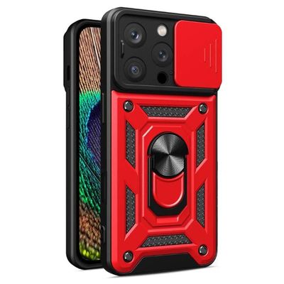 Jazz 3i1 deksel Apple iPhone 16 Pro Max - Rød