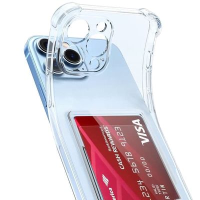iPhone 16 Pro gennemsigtig pung taske