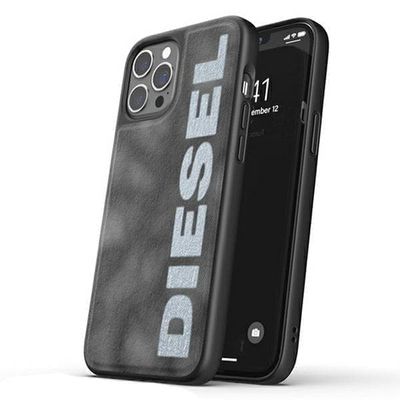 Diesel Molded Kotelo Valkaistu Denim iPhone 12/12 Pro harmaa-valkoinen/harmaa-valkoinen 44297
