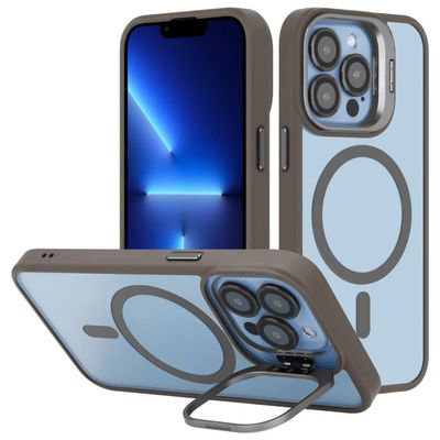 iPhone 13 PRO Deksel kompatibel med MagSafe og stativfunksjon inkl. beskyttelse av kameralinsen case cover