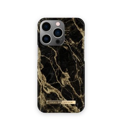Ideal of Sweden iPhone 13 Pro Deksel Fashion Case Golden Smoke Marble