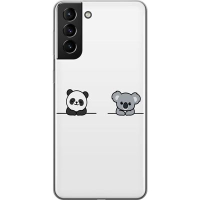 Samsung Galaxy S21+ 5G Läpinäkyvä kuori Panda Koala