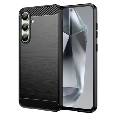 SKALO Samsung S24 FE Armor Carbon Stöttåligt TPU-skal