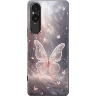 Sony Xperia 10 VI Läpinäkyvä kuori Perhonen
