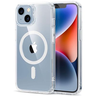 iPhone 14 gjennomsiktig Magsafe-deksel – perfekt passform og trådløs lading
