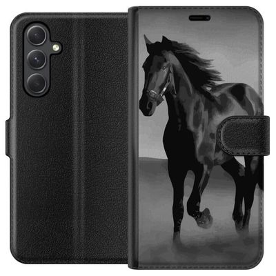 Samsung Galaxy A15 5G Tegnebogsetui Mørk Hest