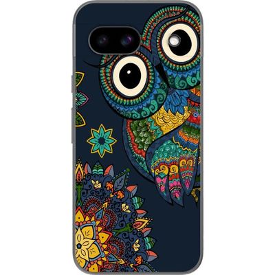 Google Pixel 8a Läpinäkyvä kuori Mandala Karhu