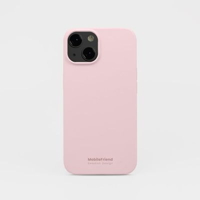 MobileFriend puhelinkotelo silikoni iPhone 16 vaaleanpunainen