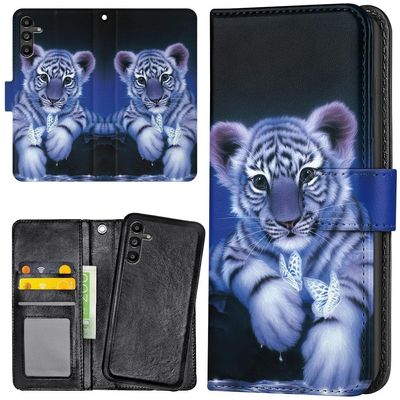 Samsung Galaxy A35 5G - Plånboksfodral/Skal Tigerunge