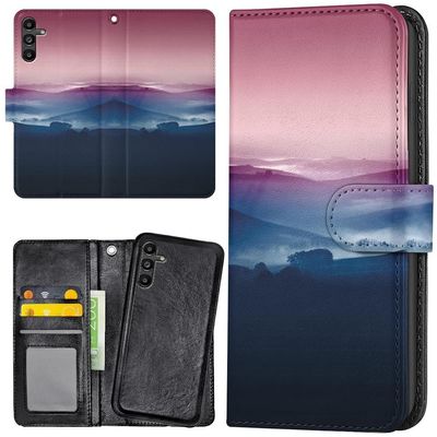 Samsung Galaxy A55 5G - Plånboksfodral/Skal Färgrika Dalar
