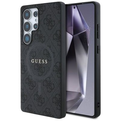 Guess Leather 4G MagSafe skal Samsung Galaxy S25 Ultra - Svart