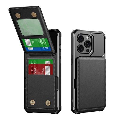 INF Google Pixel 8 Pro Cover, Pungcover i PU-læder med Kortholder og Stander